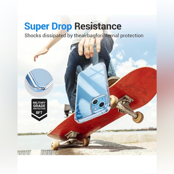 New! Unopened! 5 in 1 for iPhone 15 Case, with 2 Tempered Glass Screen Protector - Picture 5 of 13